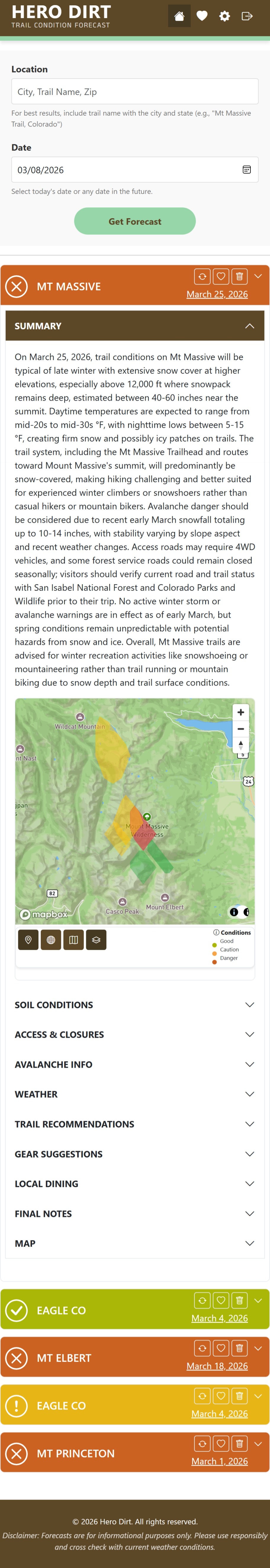 Hero Dirt - Trail Detail